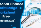 personal finance merit badge worksheet​