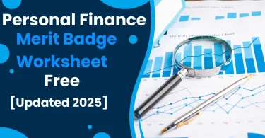 personal finance merit badge worksheet​